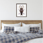 Flying Fox 12x16 Stretched Canvas Giclée Print (Insitu (Slaapkamer))
