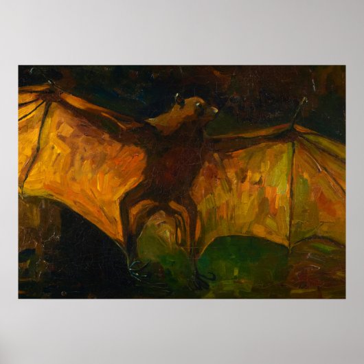 Flying Fox, 1884, door Vincent van Gogh Poster (Voorkant)