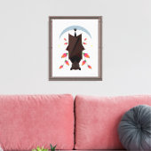 Flying Fox 8x10 Stretched Canvas Giclée Print (Insitu (Woonkamer))