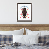 Flying Fox 8x10 Stretched Canvas Giclée Print (Insitu (Slaapkamer))