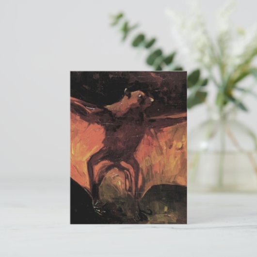 Flying Fox Bat door Vincent van Gogh Briefkaart (Staand voorkant)