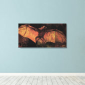 Flying Fox Bat door Vincent van Gogh Canvas Afdruk (Insitu (Houten vloer))