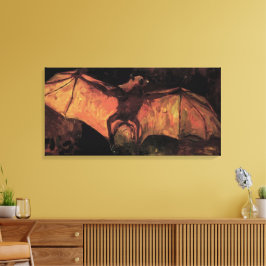 Flying Fox Bat door Vincent van Gogh Canvas Afdruk