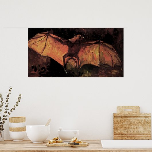 Flying Fox Bat door Vincent van Gogh Poster (Keuken)
