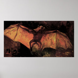 Flying Fox Bat door Vincent van Gogh Poster