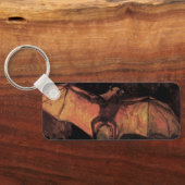 Flying Fox Bat door Vincent van Gogh Sleutelhanger (Achterkant)