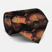Flying Fox Bat door Vincent van Gogh Stropdas (Opgerold)