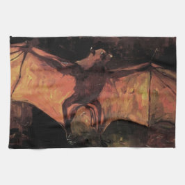 Flying Fox Bat door Vincent van Gogh Theedoek