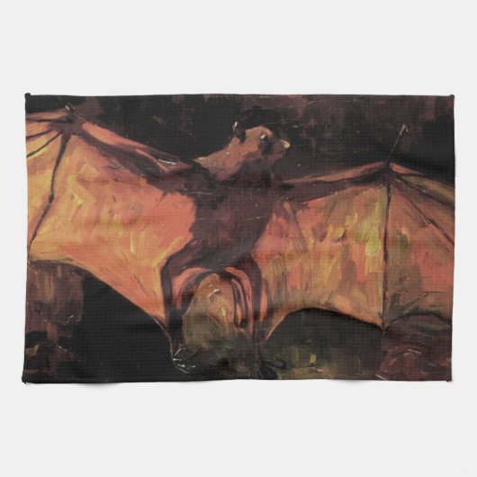 Flying Fox Bat door Vincent van Gogh Theedoek (Horizontaal)