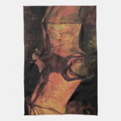Flying Fox Bat door Vincent van Gogh Theedoek (Verticaal)