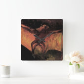 Flying Fox Bat door Vincent van Gogh Vierkante Klok (Huis)