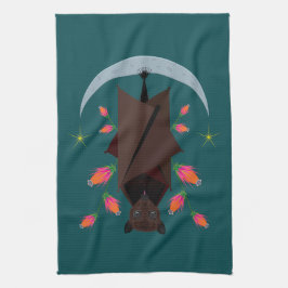 Flying Fox Blauwgroen keukenhanddoek