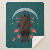 Flying Fox Blauwgroen Sherpa Deken (3 maten) (Voorkant)