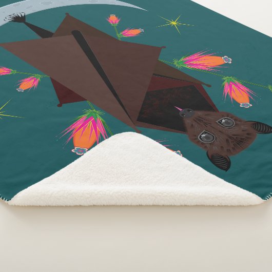 Flying Fox Blauwgroen Sherpa Deken (3 maten) (3/4)