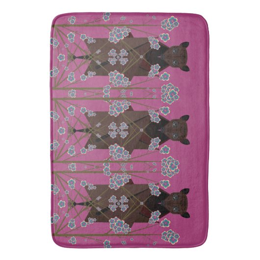 Flying Fox Boysenberry Bathmat Badmat (Voorkant Verticaal)