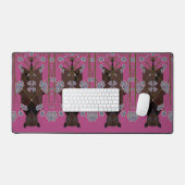 Flying Fox Boysenberry Desk Mat (Keyboard & Muis)