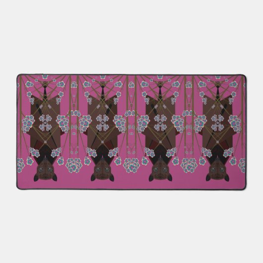 Flying Fox Boysenberry Desk Mat (Voorkant)