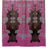 Flying Fox Boysenberry Douchegordijn (Voorkant)