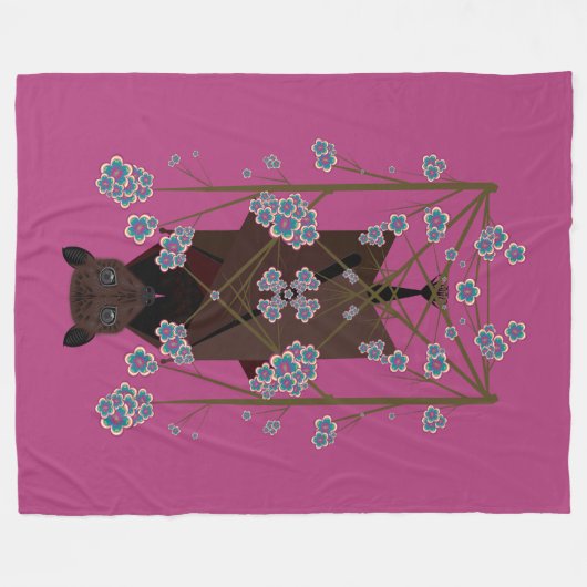 Flying Fox Boysenberry Fleece Blanket (3 maten) (Voorkant (Horizontaal))