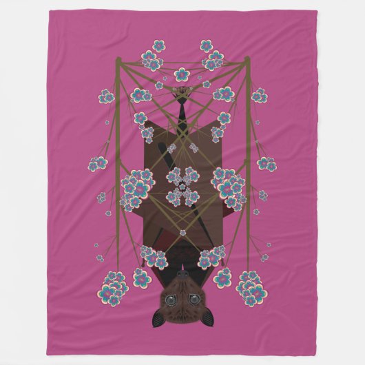 Flying Fox Boysenberry Fleece Blanket (3 maten) Deken (Voorkant)