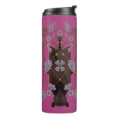 Flying Fox Boysenberry Thermal Travel Tumbler Thermosbeker (Gedraaid links)