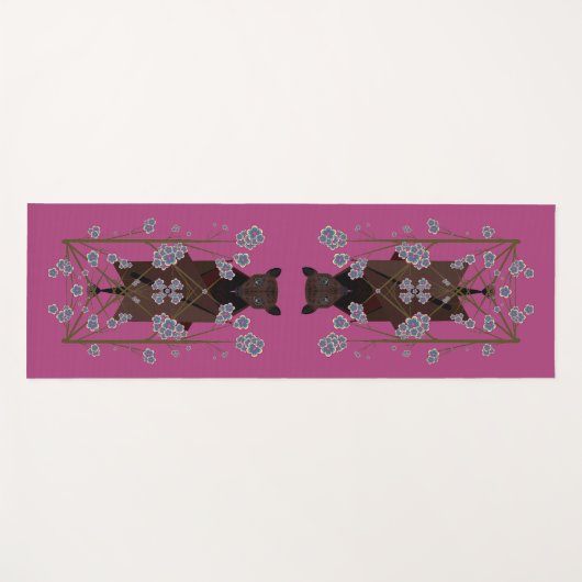 Flying Fox Boysenberry Yoga Mat (Voorkant (horizontaal))