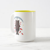 Flying Fox Classic Mok 15oz. Geel (Voorkant links)