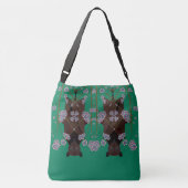 Flying Fox Jade Crossbody Bag (2 maten) Crossbody Tas (Achterkant)