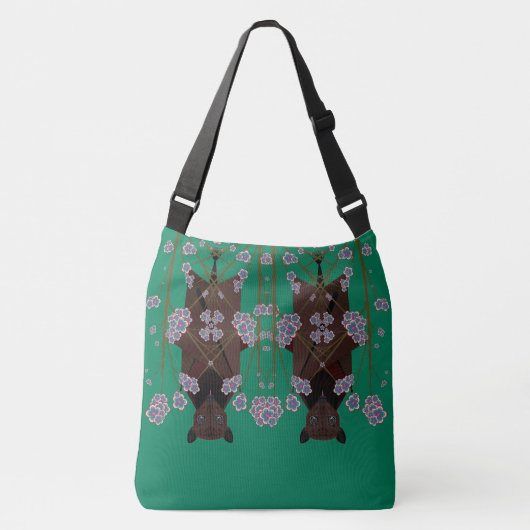 Flying Fox Jade Crossbody Bag (2 maten) Crossbody Tas (Voorkant)