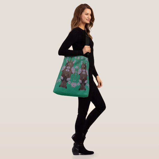 Flying Fox Jade Crossbody Bag (2 maten) Crossbody Tas (Op model)