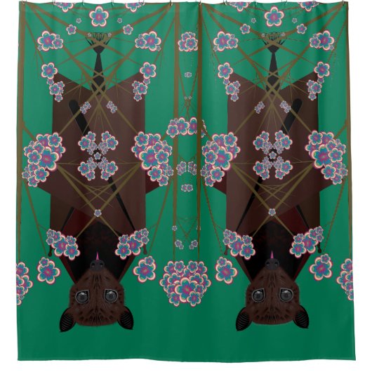 Flying Fox Jade Douchegordijn (Voorkant)