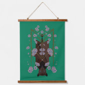 Flying Fox Jade Wood Topped Tapestry Hangend Wandkleed (Voorkant)