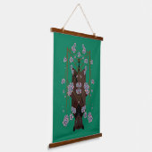 Flying Fox Jade Wood Topped Tapestry Hangend Wandkleed (Gebogen)