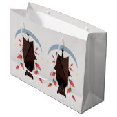 Flying Fox Large Gift Bag Groot Cadeauzakje (Voorkant Gekanteld)