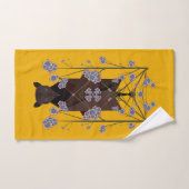 Flying Fox Mosterd Badhanddoek Set Bad Handdoek (Handdoek)