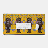 Flying Fox Mosterd Desk Mat (Keyboard & Muis)