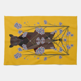 Flying Fox Mosterd Keukenhanddoek