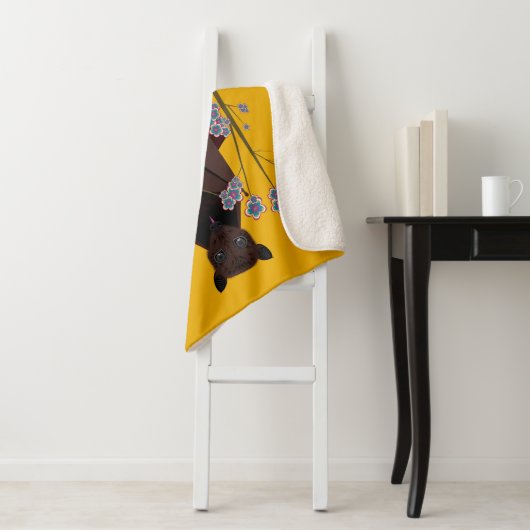 Flying Fox Mosterd Sherpa Deken (3 maten) (In situ)