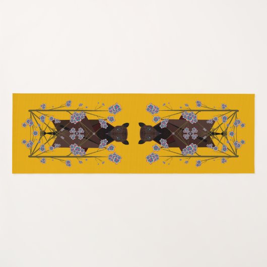 Flying Fox Mosterd Yoga Mat (Voorkant (horizontaal))