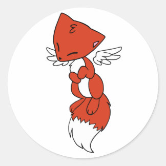 Flying Fox Ronde Sticker