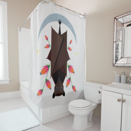 Flying Fox Shower Curtain Douchegordijn (In situ)