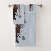 Flying Fox Sky Blue Bath Towel Set Bad Handdoek (Insitu)