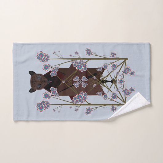 Flying Fox Sky Blue Bath Towel Set Bad Handdoek (Handdoek)