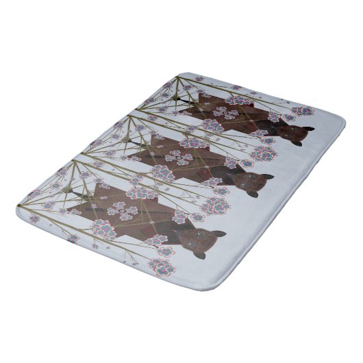 Flying Fox Sky Blue Bathmat Badmat (Gekanteld)