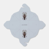 Flying Fox Sky Blue Favor Box Bedankdoosjes (Uitgevouwen)