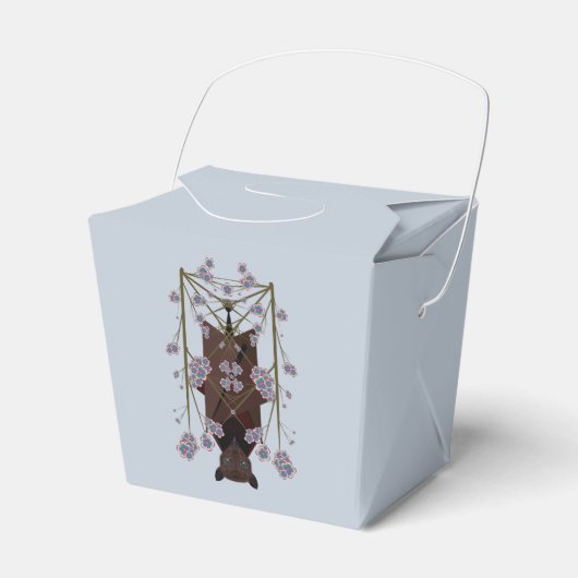 Flying Fox Sky Blue Favor Box Bedankdoosjes (Voorkant Zijde)