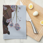 Flying Fox Sky Blue Kitchen Towel Theedoek (Quarter Fold)