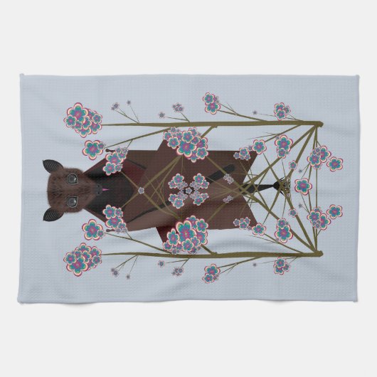 Flying Fox Sky Blue Kitchen Towel Theedoek (Horizontaal)