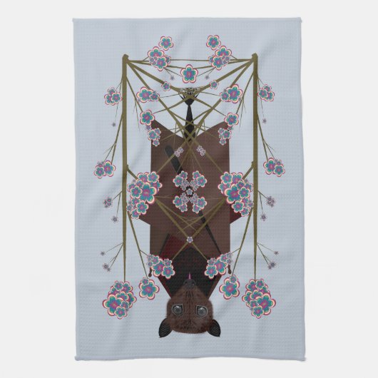 Flying Fox Sky Blue Kitchen Towel Theedoek (Verticaal)