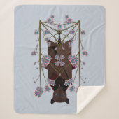 Flying Fox Sky Blue Sherpa Blanket (3 grootten) Deken (Voorkant)